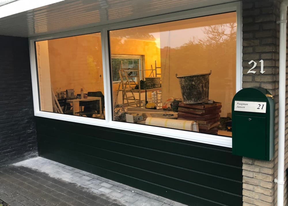keralit gevelbekleding Kunststof kozijnen